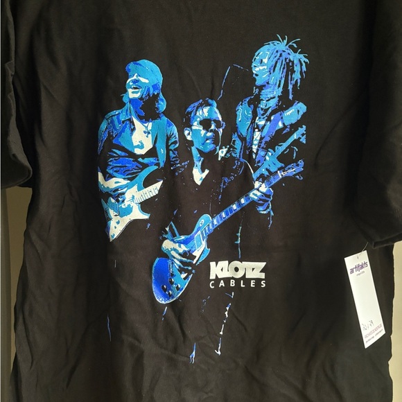 KLOTZ CABLES rock shirt size large men band design backhit - Picture 2 of 4